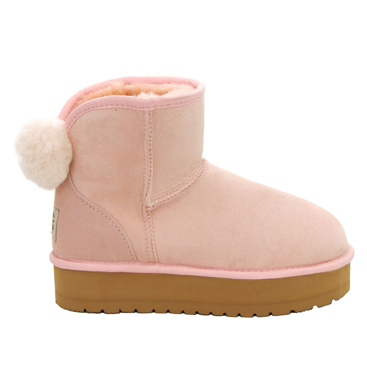 Bunny Mini Platform Ugg Boots - Pink