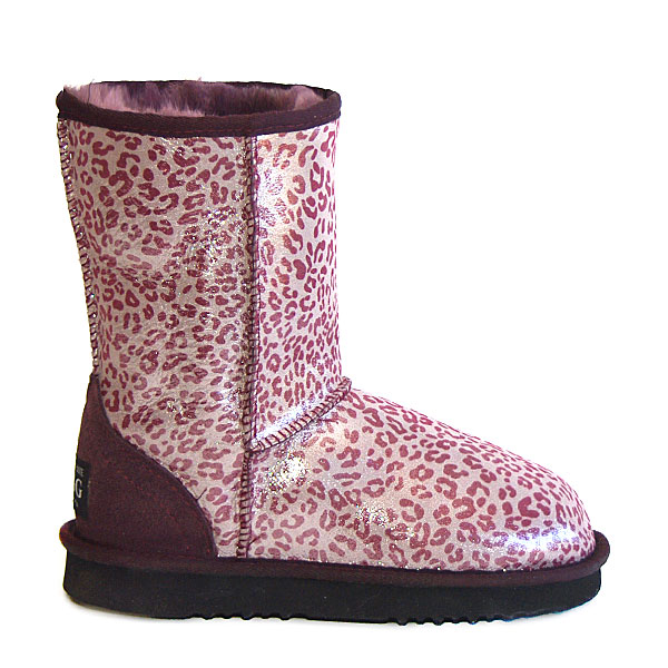 Safari Classic Short Ugg Boots - Leopard Purple