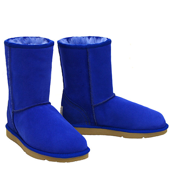 Deluxe Classic Short Ugg Boots - Cobalt