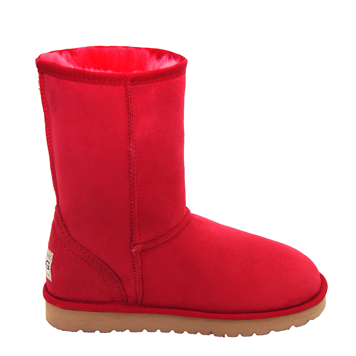 Deluxe Classic Short Ugg Boots - Crimson