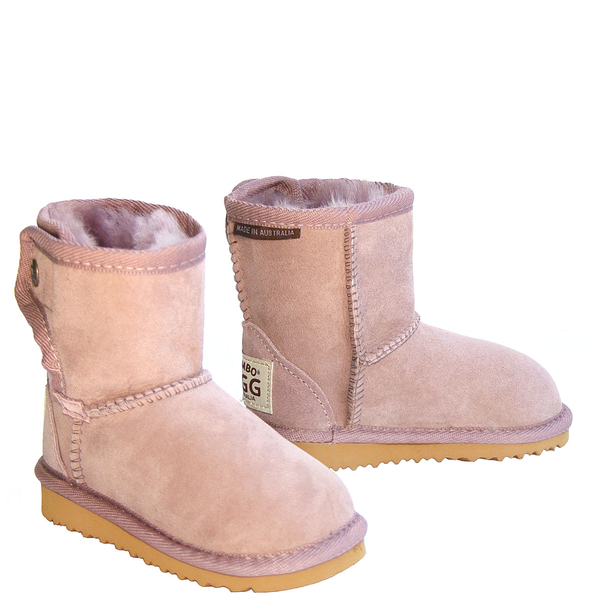 Cutesy Kids Ugg Boots - Dusty Pink