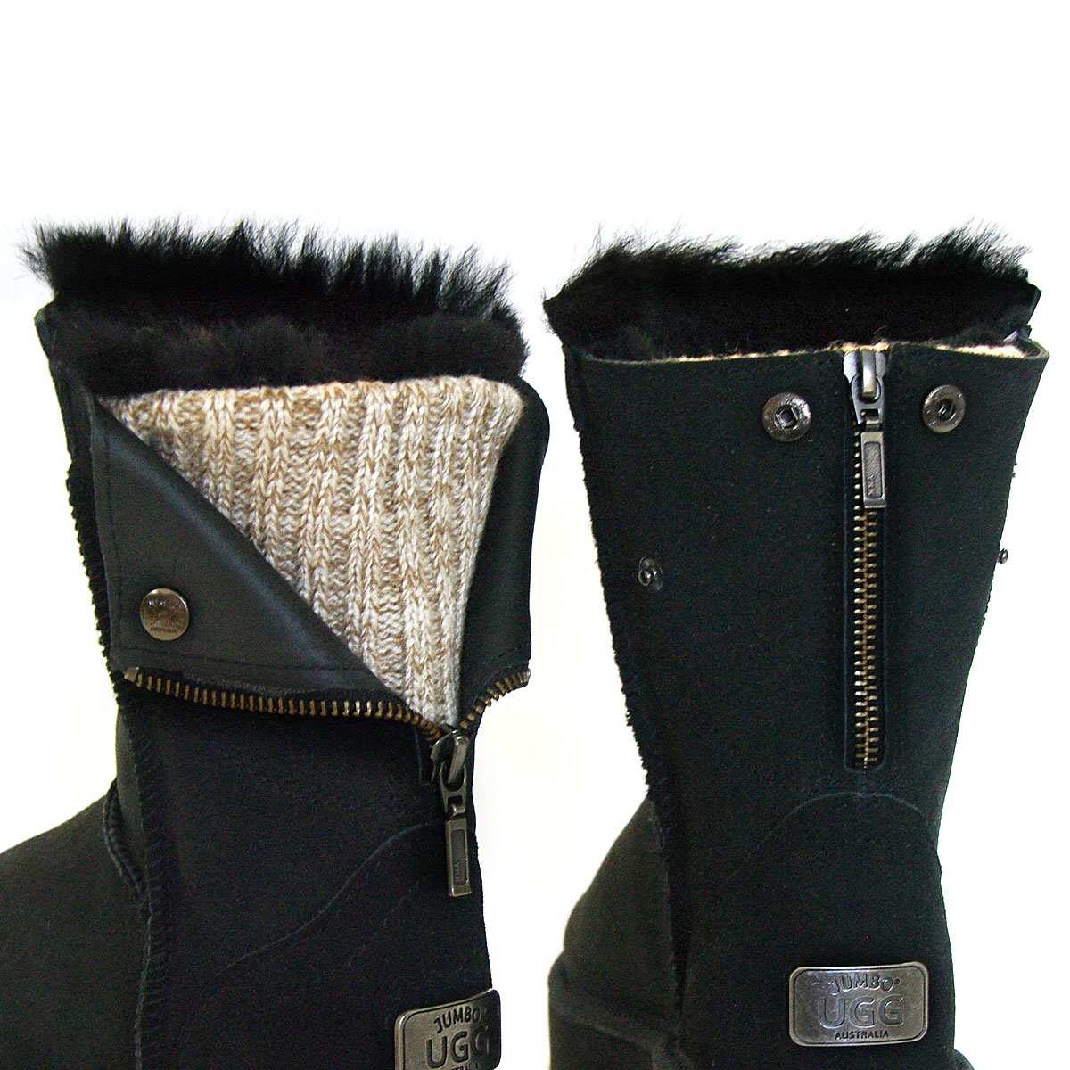 Fusion Platform Ugg Boots - Black