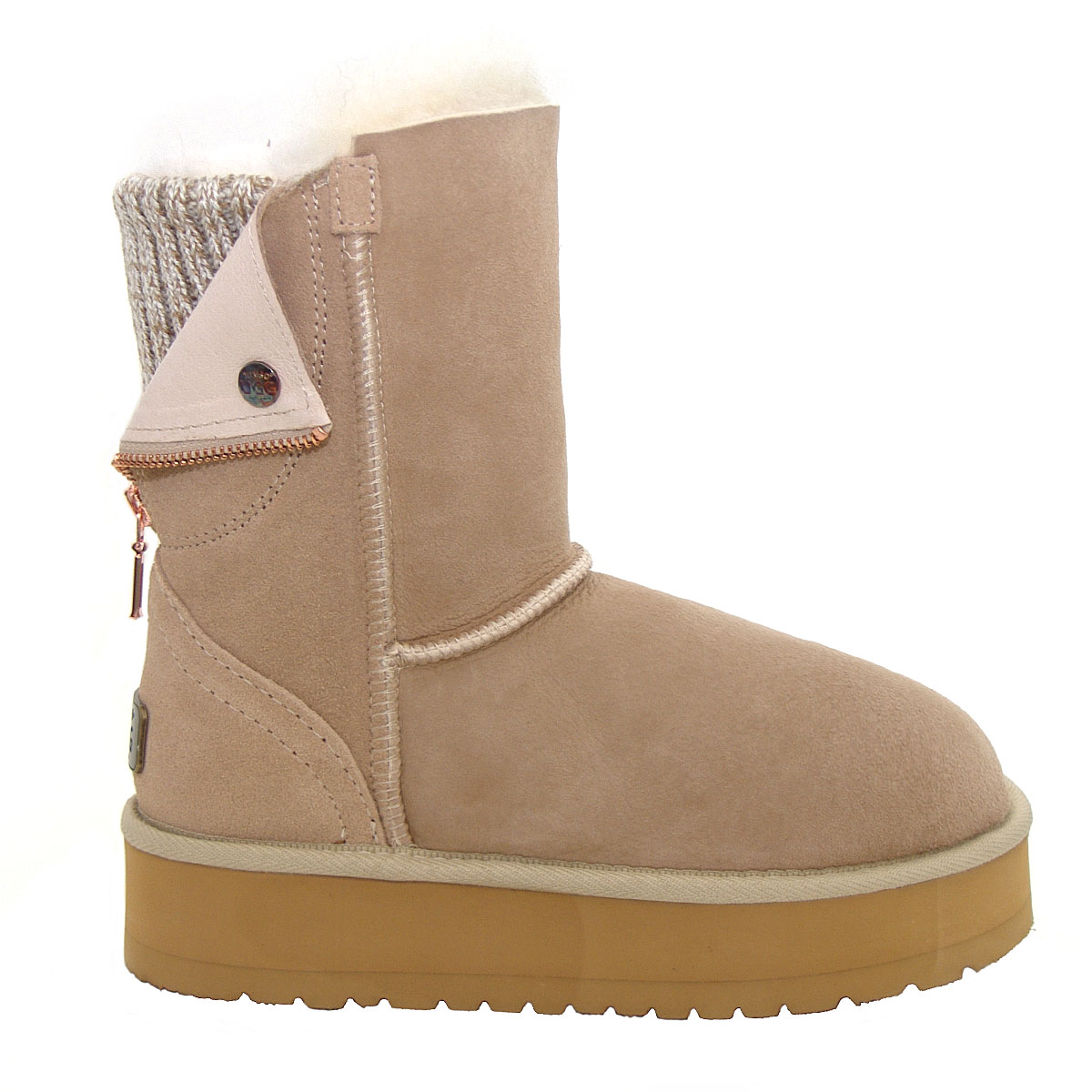 Fusion Platform Ugg Boots - Sand