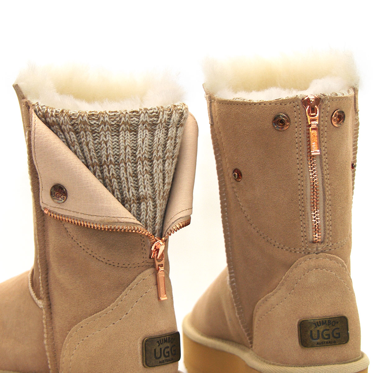 Fusion Platform Ugg Boots - Sand