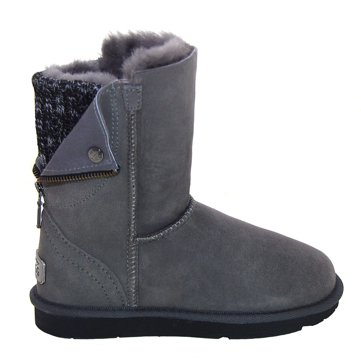 Fusion Short Ugg Boots - Grey