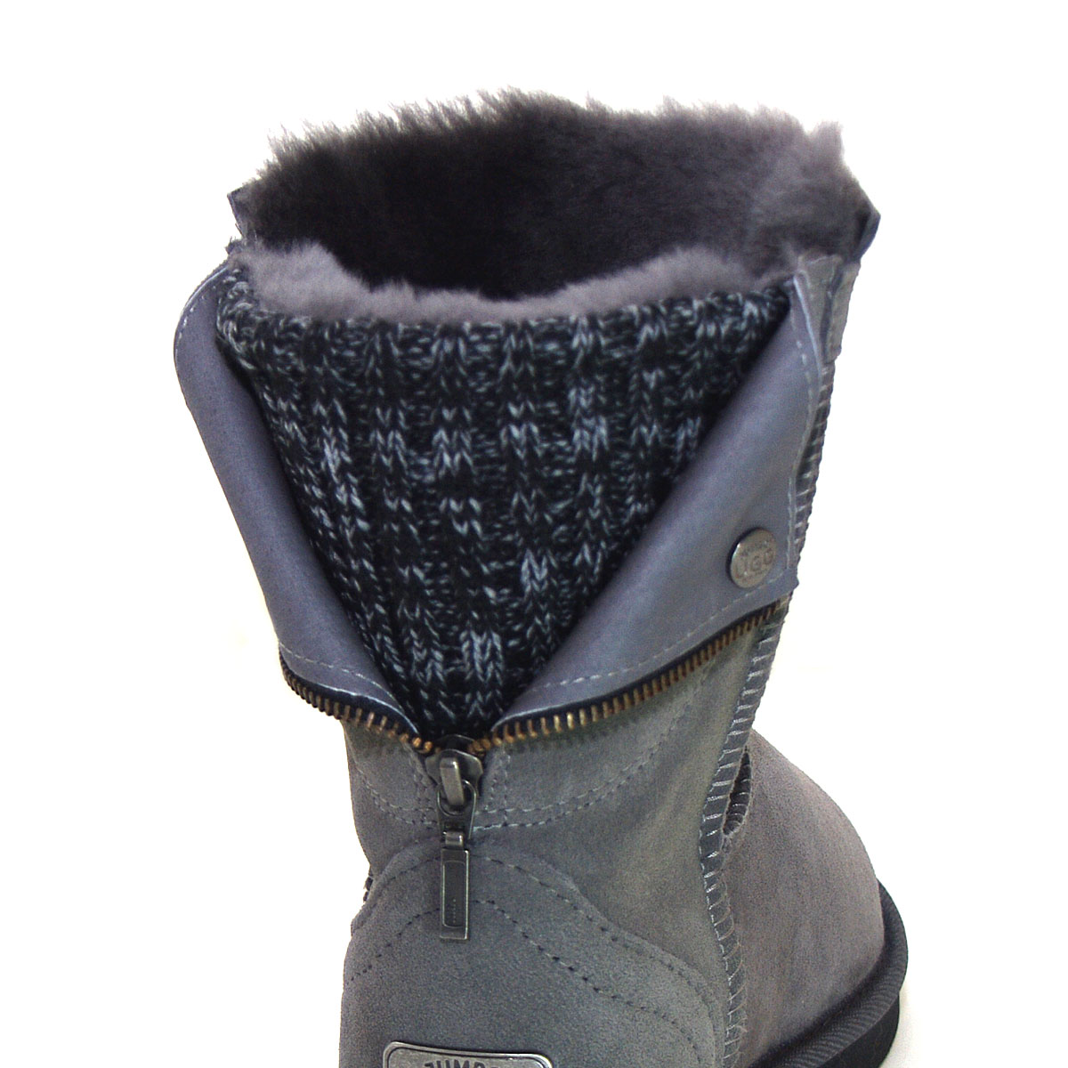 Fusion Short Ugg Boots - Grey