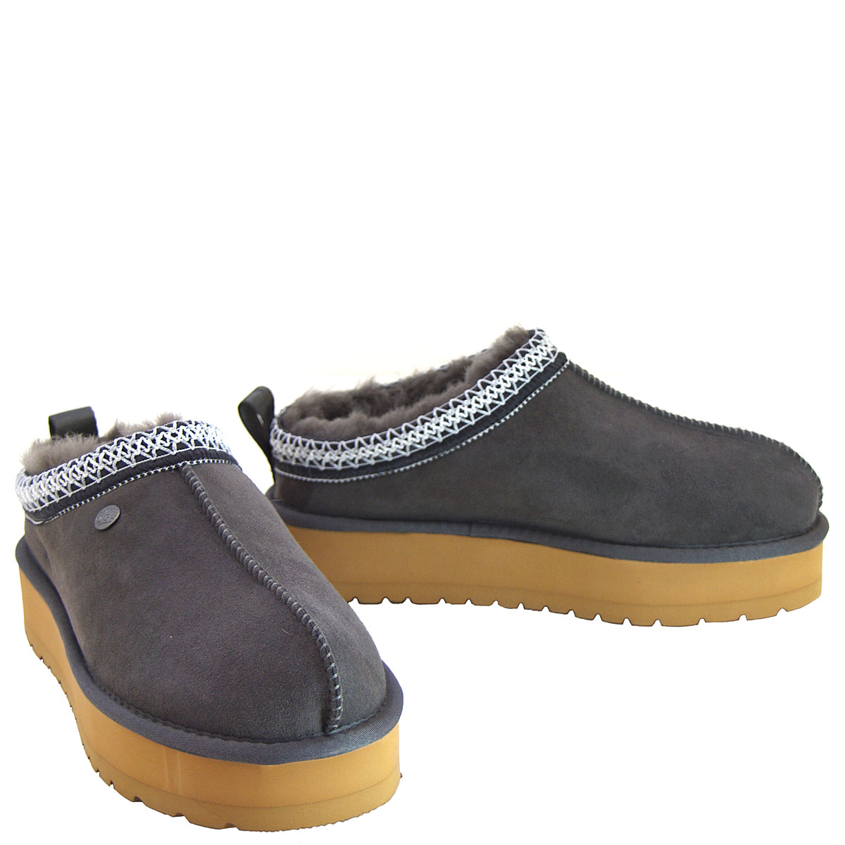 Jerena Platform Scuffs Grey