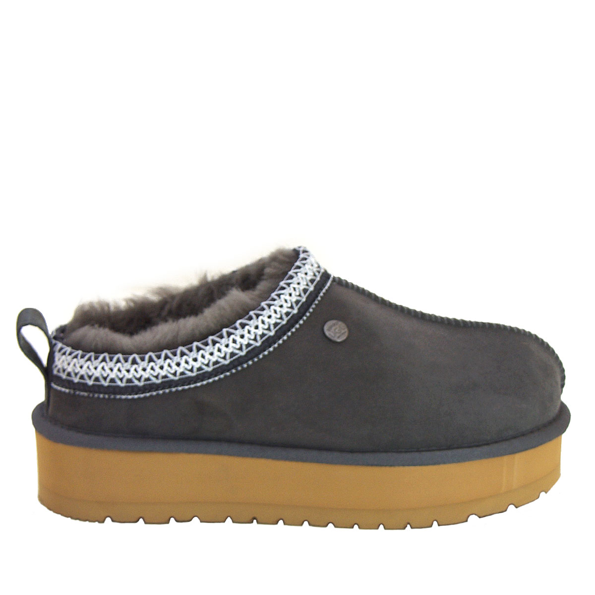 Jerena Platform Scuffs Grey