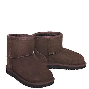 Mini Kids Ugg Boots - Chocolate