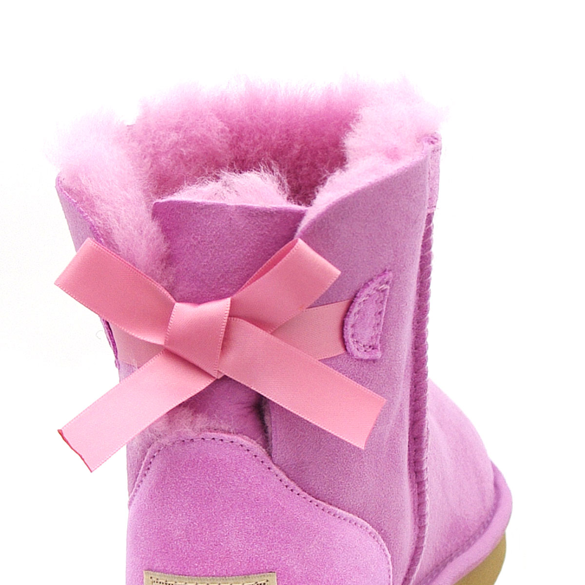 Mini Metro Bow Ugg Boots - Orchid