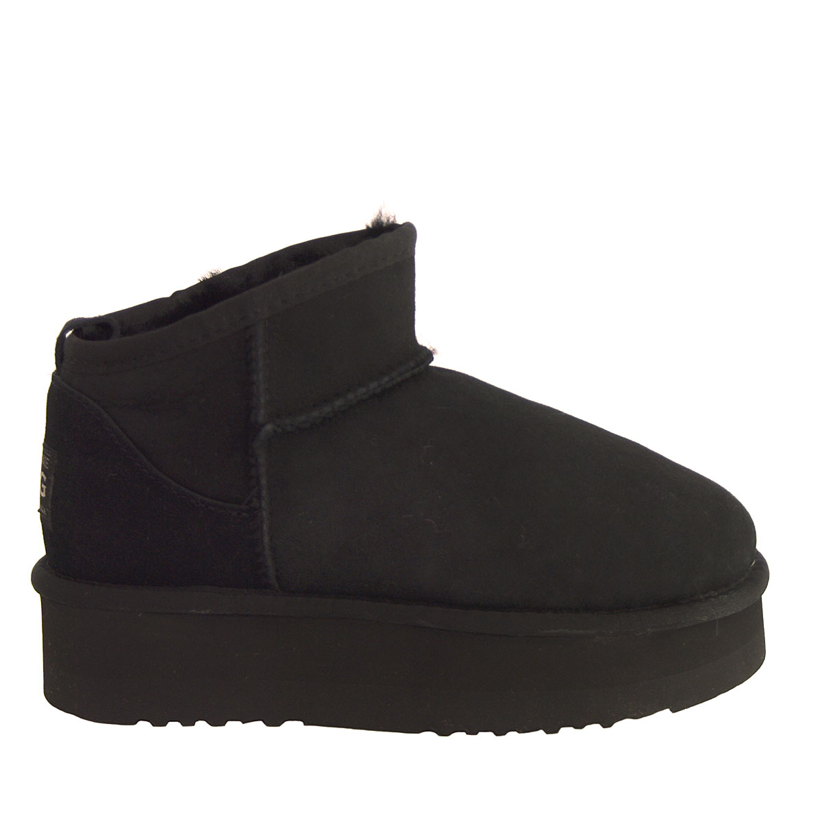 Oxford Mini Platform Ugg Boots - Black