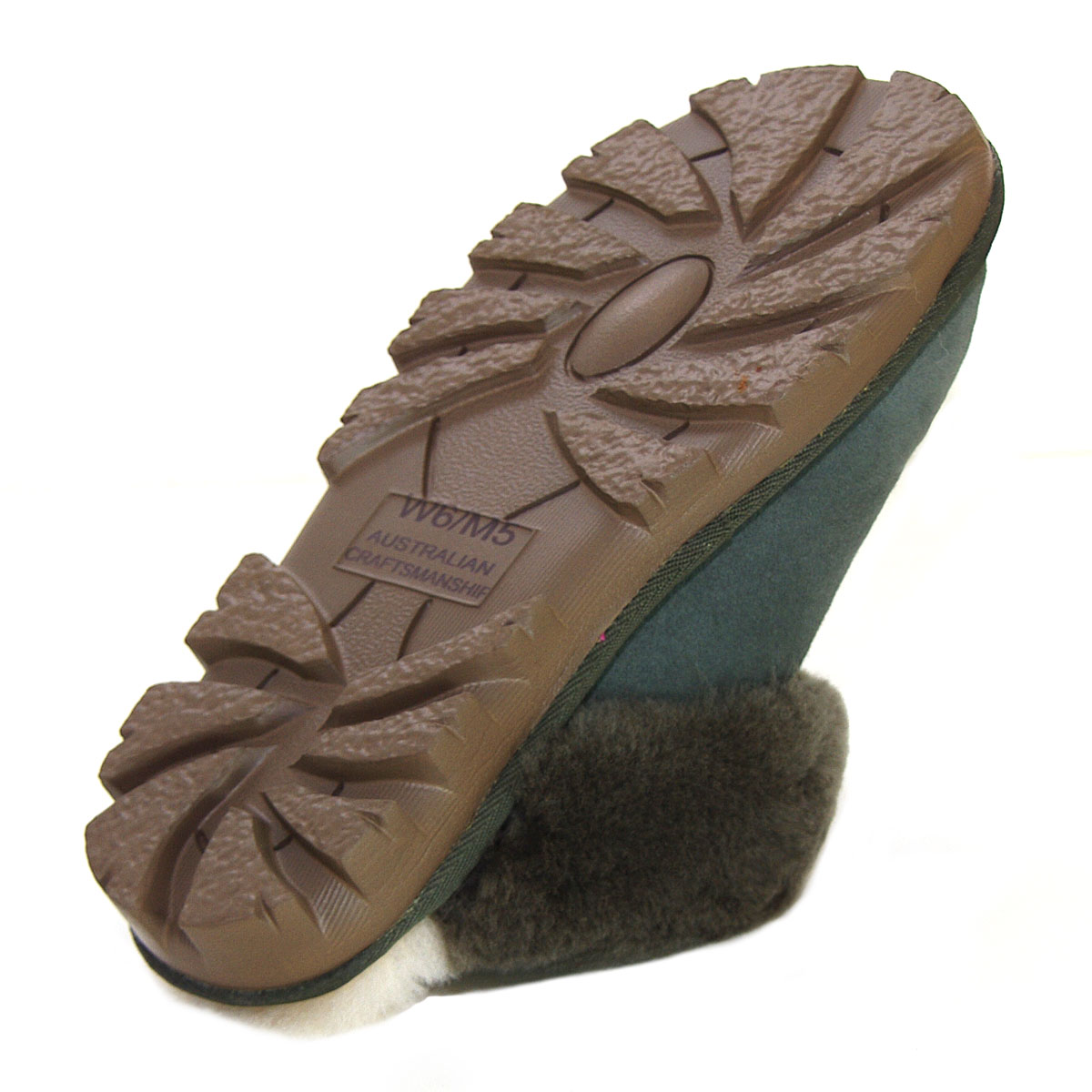 Luxe Ridge Sheepskin Scuffs Khaki