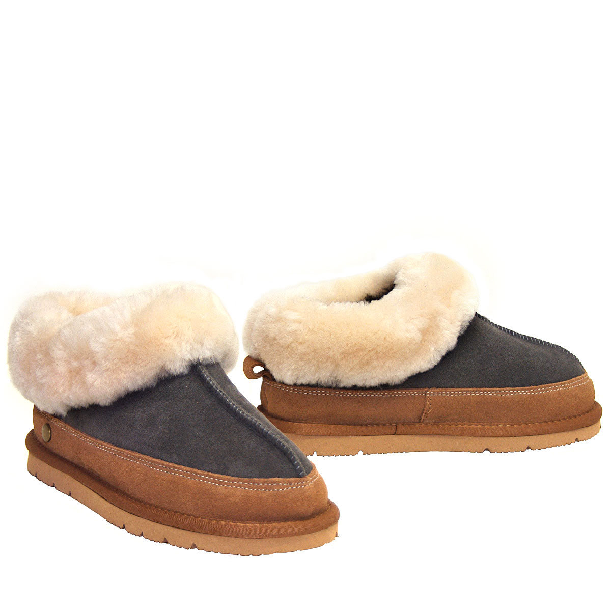 Royal Sheepskin Slippers Grey