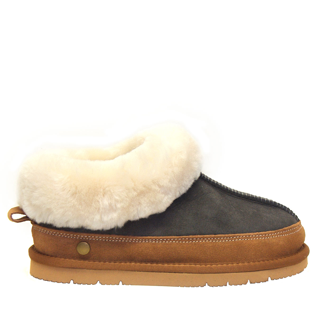 Royal Sheepskin Slippers Grey