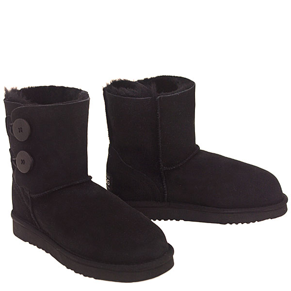 Black uggs with buttons online