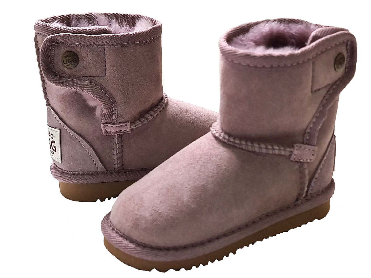 Cutesy Kids Ugg Boots in Dusty Pink